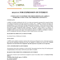 Consultancy to Support the Strengthening of CARPHA's Workforce Structure and Workforce Efficiency 
